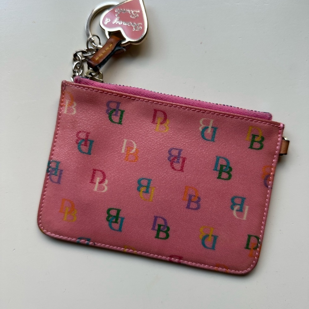 Vintage Dooney & Bourke Pink Coin Pouch - Picture 5 of 10